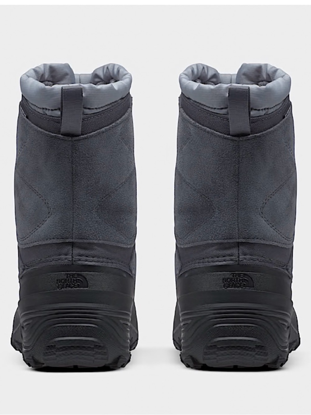 The North Face Youth Alpenglow V Waterproof Black and Grey Winter Boots - Picture 8 of 13